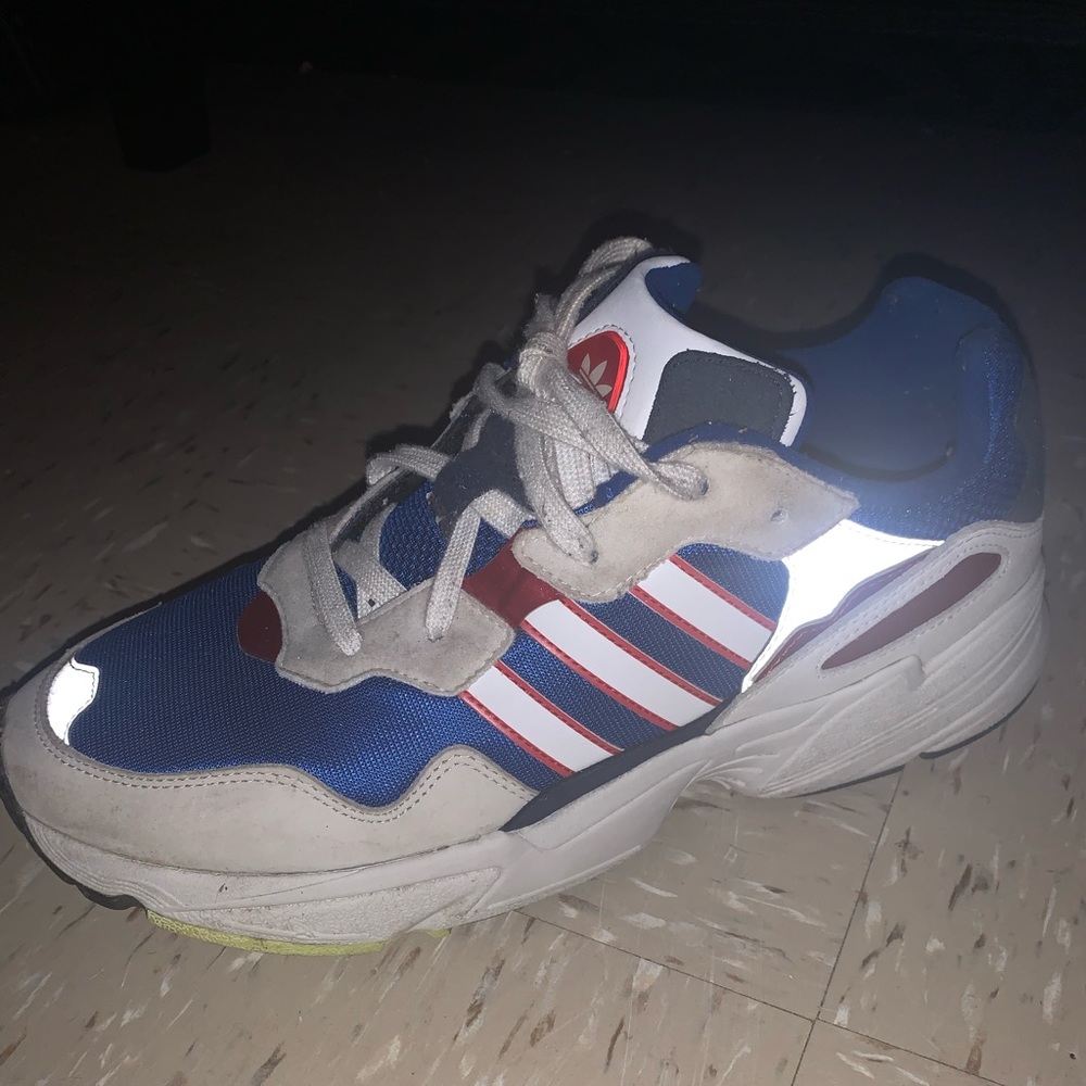 Adidas Athletic sneakers ( size 11/2) Color Blue, red, white, Light Grey